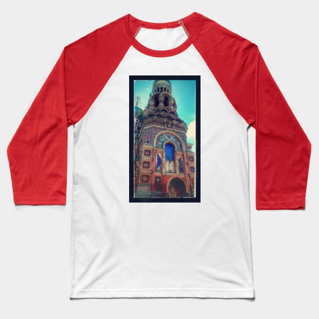 Saint Petersburg Spirits Baseball T-Shirt by WorldUnite